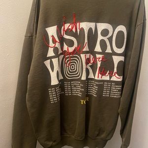Travis Scott Astroworld Tour Crew Neck XL